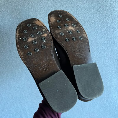 BANANA REPUBLIC Vero Cuoio Penny Leather Loafers Brown Size  display picture 3