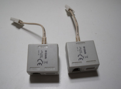 D-Link DSL-35MF Mikrofilter x 2 ADSL Telefon Modem Router Adapter