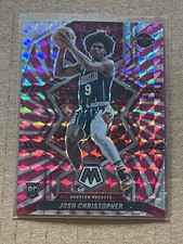 2021-22 MOSAIC PINK SWIRL FOTL PRIZM JOSH CHRISTOPHER ROOKIE ROCKETS 01/11
