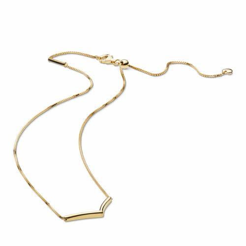 PANDORA Polished Wishbone Necklace 