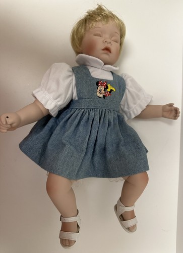Ashton Drake Gallery Porcelain 16” Walt Disney Girl, Boy & End Of Long Day Doll - Picture 2 of 22