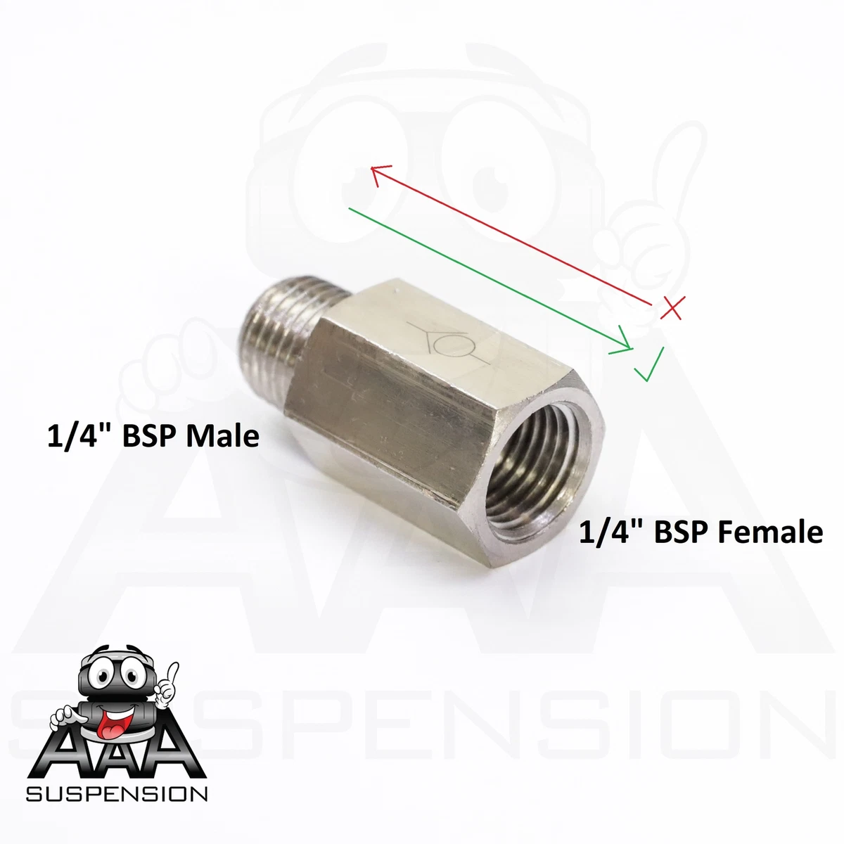 Air Fitting One Way Check Valve 1 4