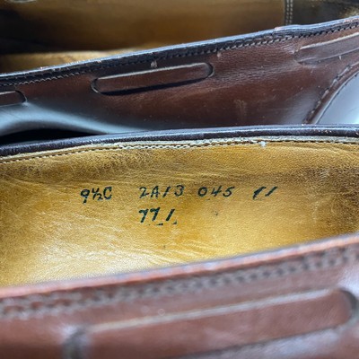 Alden 771 Tassel loafer is built on the Aberdeen last. The model has a brown Calfskin leather upper with a single leather outsole.