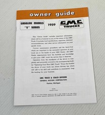 1959 Gmc Truck Owners Guide And Data Manual 16 Page Super Nice And Rare 1959 Gmc Truck Owners Guide And Data Manual 16 Page Super Nice And Rare