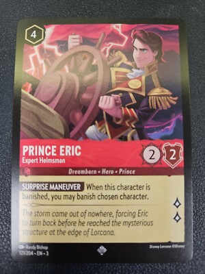 Prince Eric - 121/204 - Super Rare - Into the Inklands - Disney Lorcana 