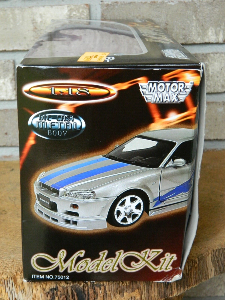 ミニカー 2002 NISSAN SKYLINE GT-R (R34) MOTOR MAX 2002 NISSAN SKYLINE GT-R (R34) MOTOR MAX - メルカリ