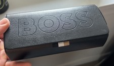 NEW - Hugo Boss  Boss  Semi-Hard Clamshell Sunglasses Case  Cloth Black 
