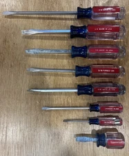 Set of 8 VTG CRAFTSMAN Screwdrivers Model 41577, 41583, 41581, 41589, 41421,4151