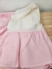 Pottery Barn Kids Light Pink Baby Crib Bed Skirt 28"x52" 100 Cotton NOS Pastel