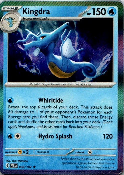 Kingdra 32/182 Rare 2003 NM Pokemon Card