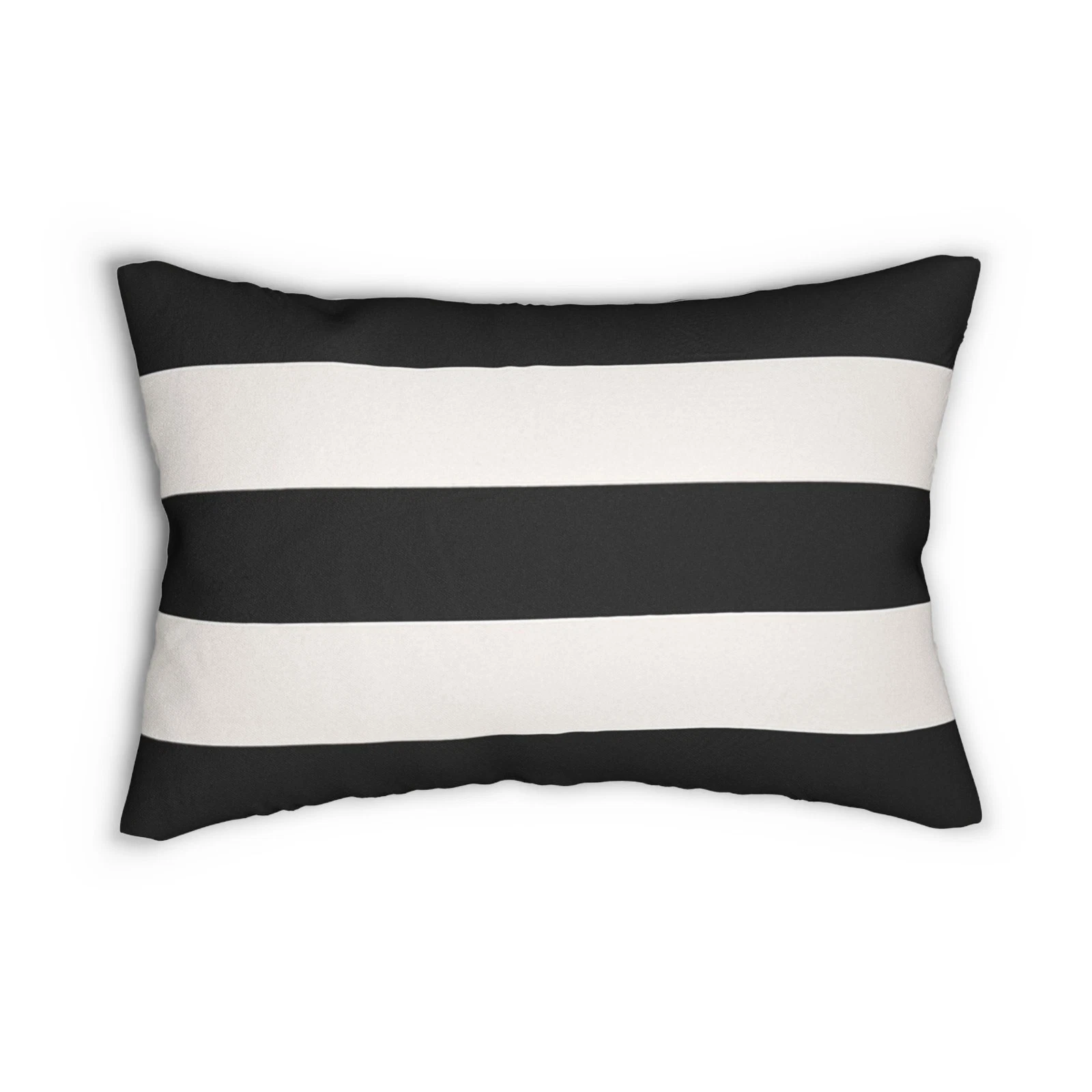 Chic Striped Lumbar Pillow - Modern Home Decor, Couch Accent, Throw [...]