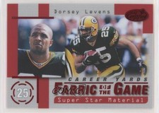 1999 Leaf Certified Fabric of the Game 140/500 Dorsey Levens #FG60 fm0