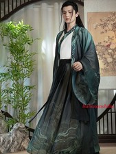 Men Hanfu Traditional Ancient Chinese Style Swordsman Weijin Wuxia Anime Cosplay