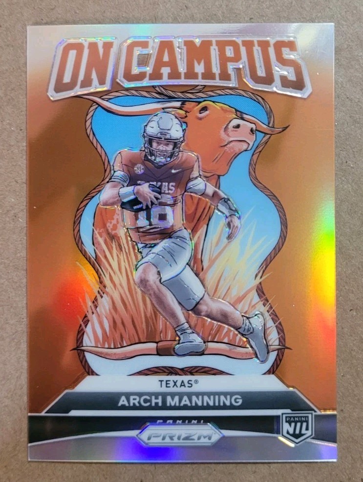 2025 Panini NIL Texas Longhorns Prizm On Campus Arch Manning #OC-1 CASE HIT SSP