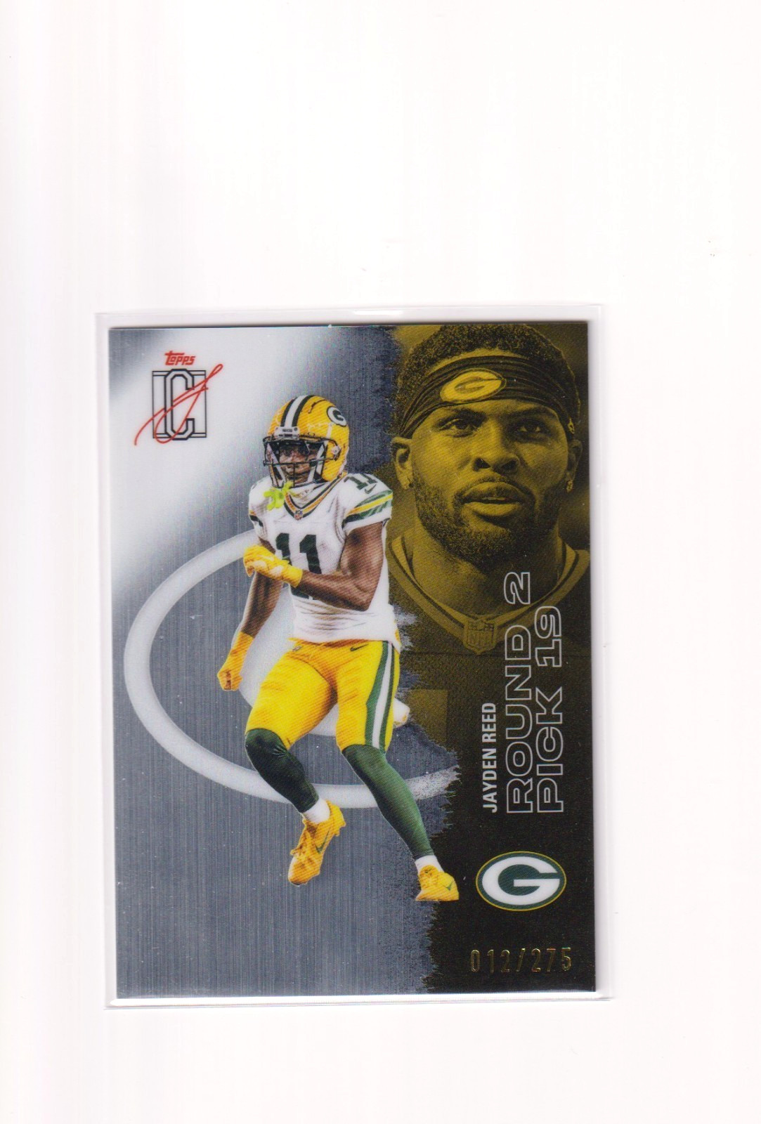JAYDEN REED 2025 TOPPS SIGNATURE CLASS SILVER #75 PACKERS /275 Green Bay Packers