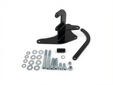 Sb Chevy Top Mount Alternator Bracket Driver Side Sbc Swp 283 350 400 Black