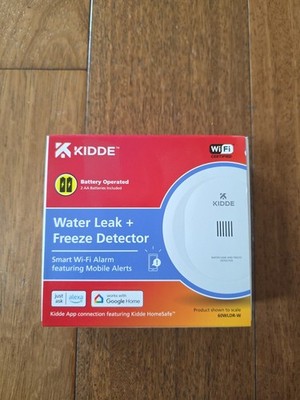 Kidde Smart Water Leak and Freeze Detector, Battery Operated Sealed Ships Fast