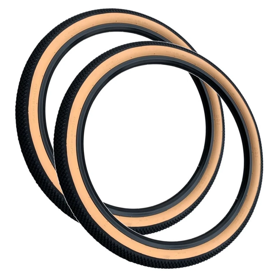 PAIR Baldys 26 x 2.10 Mountain Bike Tan Wall TYRES Off Road Knobby Tread - Image 3 of 4