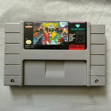 Super Double Dragon Super Nintendo SNES Authentic Cartridge Only Working