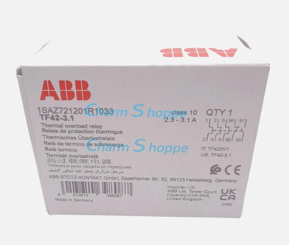 1PCS New ABB TF42-3.1 2.3-3.1A 1SAZ721201R1033 Fast Shipping