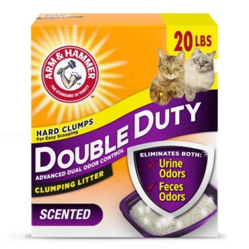 Double Duty Clumping Cat Litter: Low-Dust, Low-Tracking, Fre