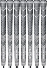 Golf Pride MCC Plus4 Gray Standard Grip - Set of 7 - #1 Hybrid Grip in Golf!