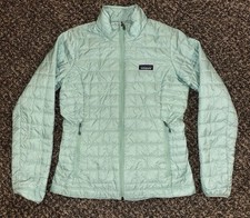 Patagonia Nano Puff Women's Light Blue Insulated Puffer Jacket Size Small