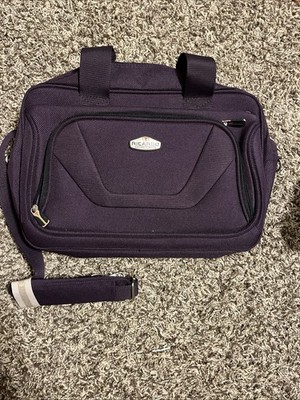 Ricardo Beverly Hills Overnight Carry-On Shoulder Bag Luggage 16x6x11'' Purple