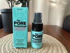 BENEFIT THE PORE FESSIONAL SUPER SETTER SETTING SPRAY 0.5oz NIB Fresh