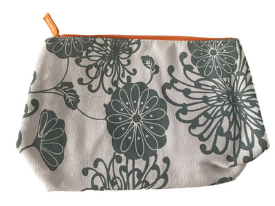 Mittelgroße Murad Floral Canvas komplett gefüttert Kosmetik Kulturbeutel Make-up Tasche (NEU)