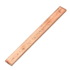 Copper Bar, 1/5"x0.59"x5.9" Pure Copper Strip for Craft Science Class, 1 Pcs