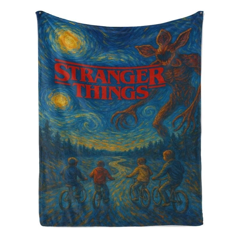 Blanket,Bicycle Scene,Soft Cozy Gift Perfect