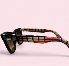 Vintage Ray-Ban Wayfarer RB2140 Special Series 6 Sunglasses Black Geo Gradient