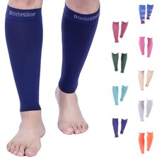 Doc Miller Premium Calf Compression Sleeve 1 Pair 20-30mmHg Graduated Support...
