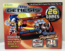 Sega Genesis Arcade Master Plug & Play Atgames 26 Preloaded Games NEW