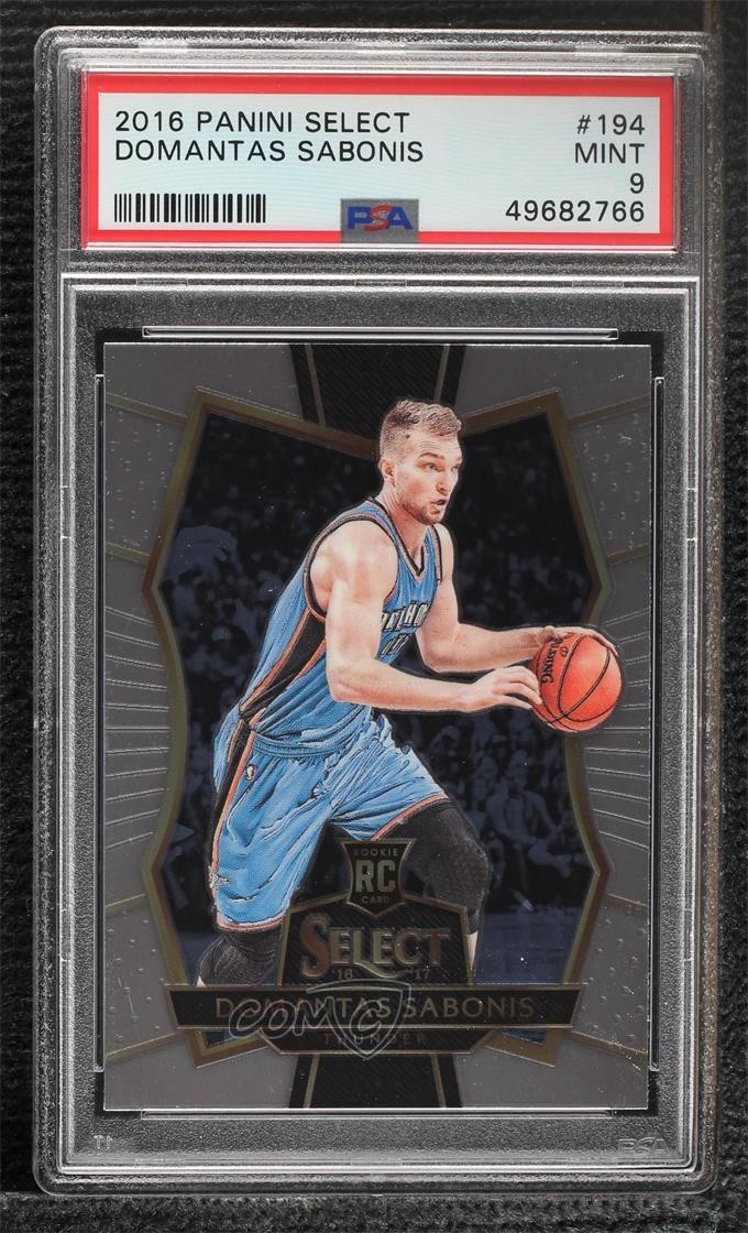 2016-17 Panini Select Premier Level Domantas Sabonis #194 PSA 9 MINT 0m5n