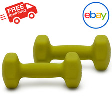 Amazon Basics Neoprene Dumbbell Hand Weights 10  lb Set of 2