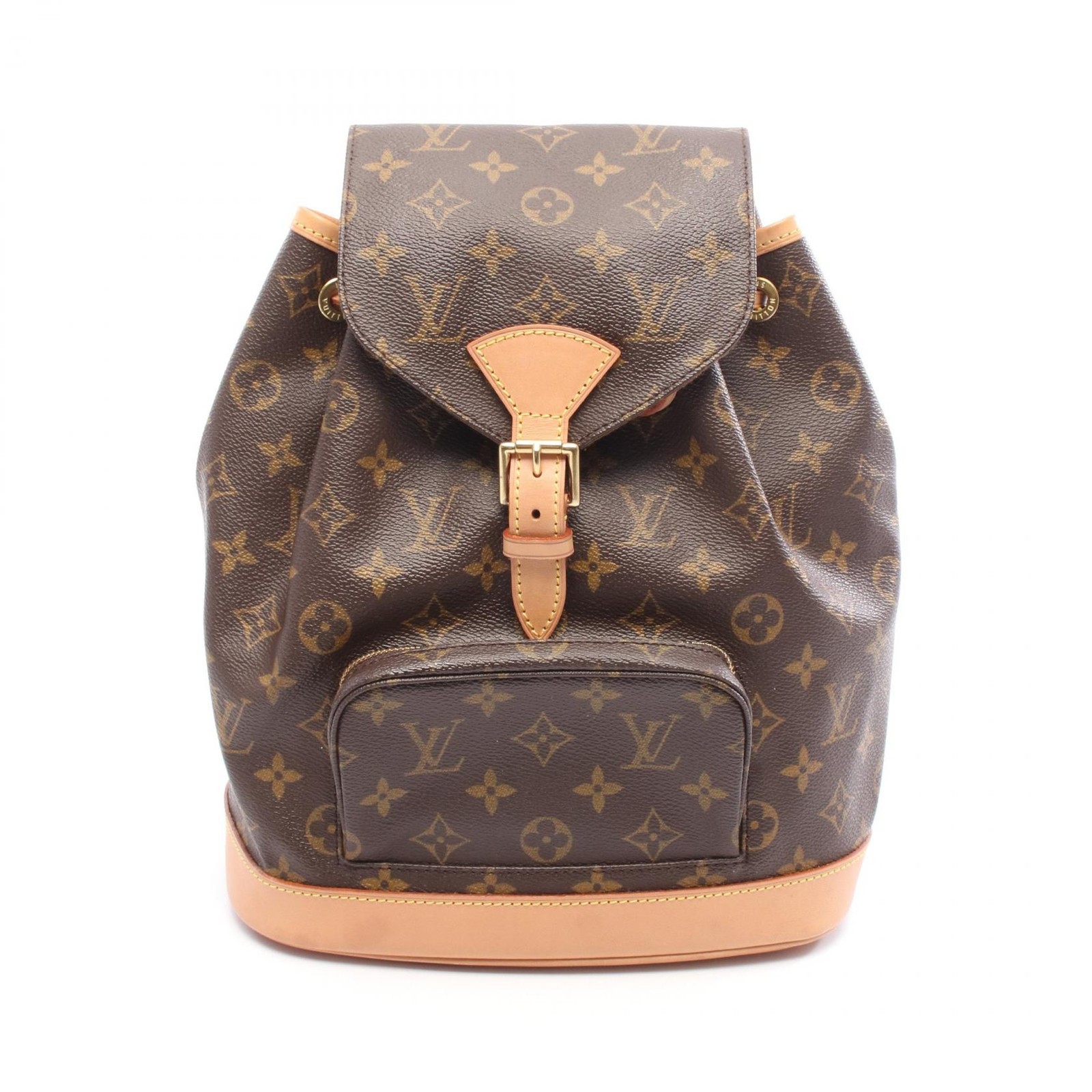LOUIS VUITTON Montsouris MM Rucksack Backpack M51136 Monogram canvas Used Women