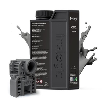 Inslogic 3D Drucker Resin, 1KG stark robust Nylon wie 3D Resin für LCD DLP SL