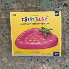 Summer fun with a strawberry pool floats by Creatology. NEW and unopened