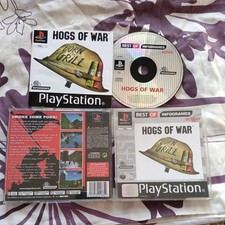 Hogs of War (COMPLETO) RARISSIMO Sony Playstation 1 PS1 etichetta nera