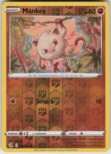 Reverse Holo Mankey 133/264 Common Fusion Strike Near Mint