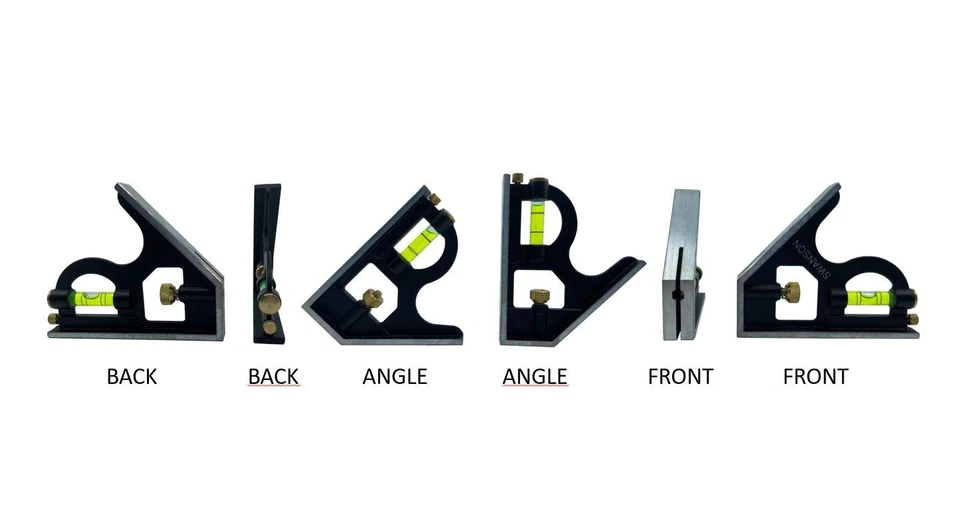 Swanson 16 Inch Combination Square Stainless Steel Durable Multi Tool Level - Image 2 of 4