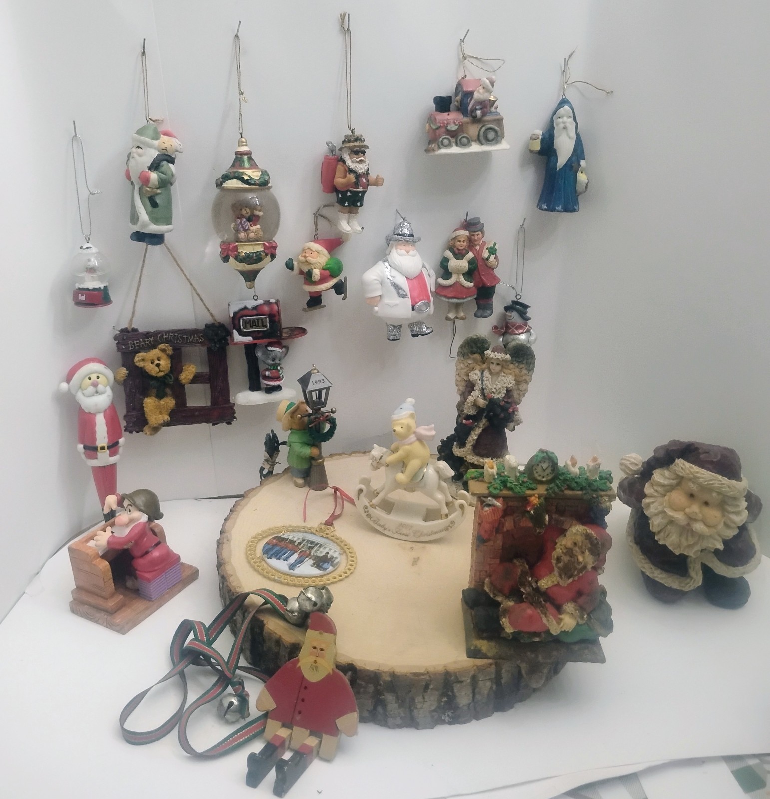 Antique/Vintage Lot Of 20 Christmas Ornaments Few Pretty Old Vintage Condition