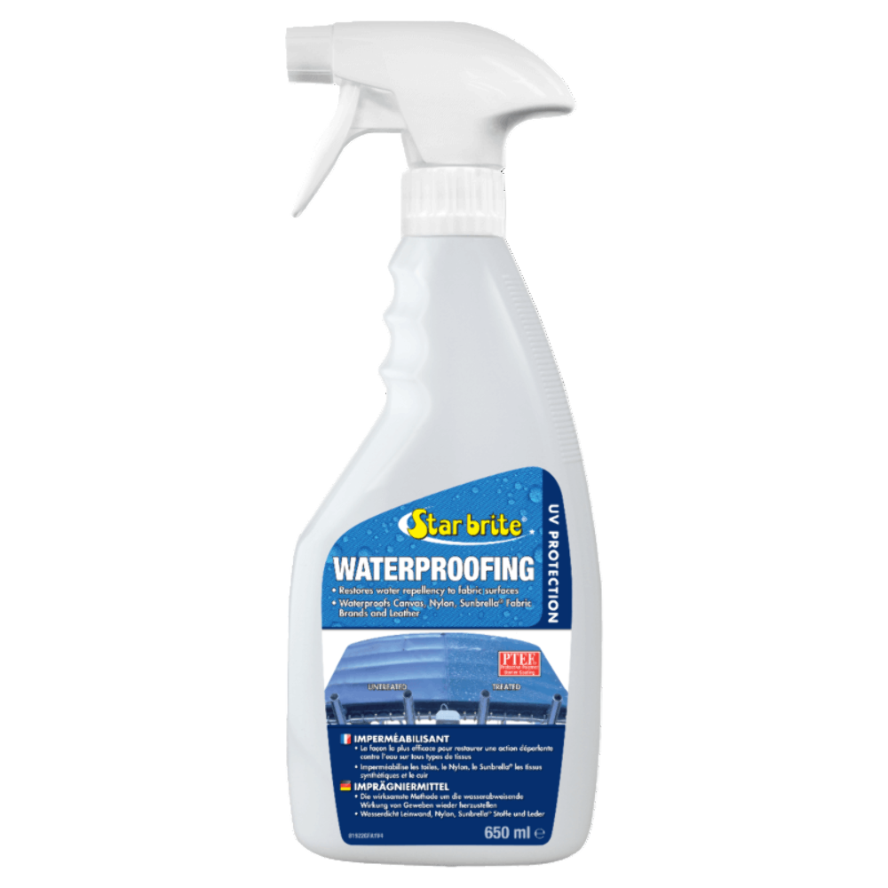 Starbrite Waterproofing With PTEF 650ml 3.78 Litre Boat Sail Covers Caravan SP3
