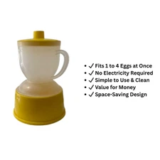Soft-Boiled Egg Cooker | Manual Egg Maker | No Electricity | 4 Egg Capacity