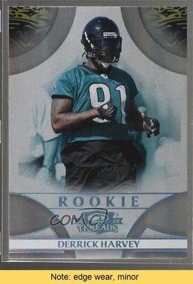 2008 Donruss Threads Rookie Platinum Century Proof 25/25 Derrick Harvey READ 0af