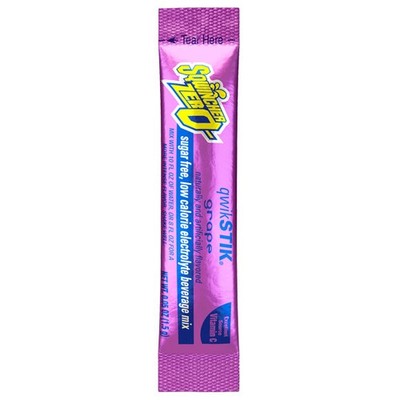 Sqwincher QwikStik  Zero Single Serve, 0.06 oz Packs, 8 10 oz Yield, Grape, 10