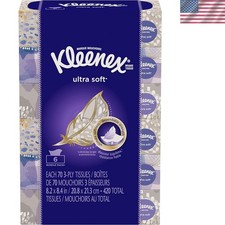 Discontinued Ultra Soft Strong Facial Tissues, 70 Count, White