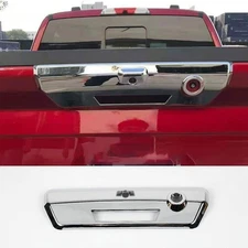 Rear Tailgate Door Handle Decor Cover Trim For Ford F-150 2021-24 Chrome Silver
